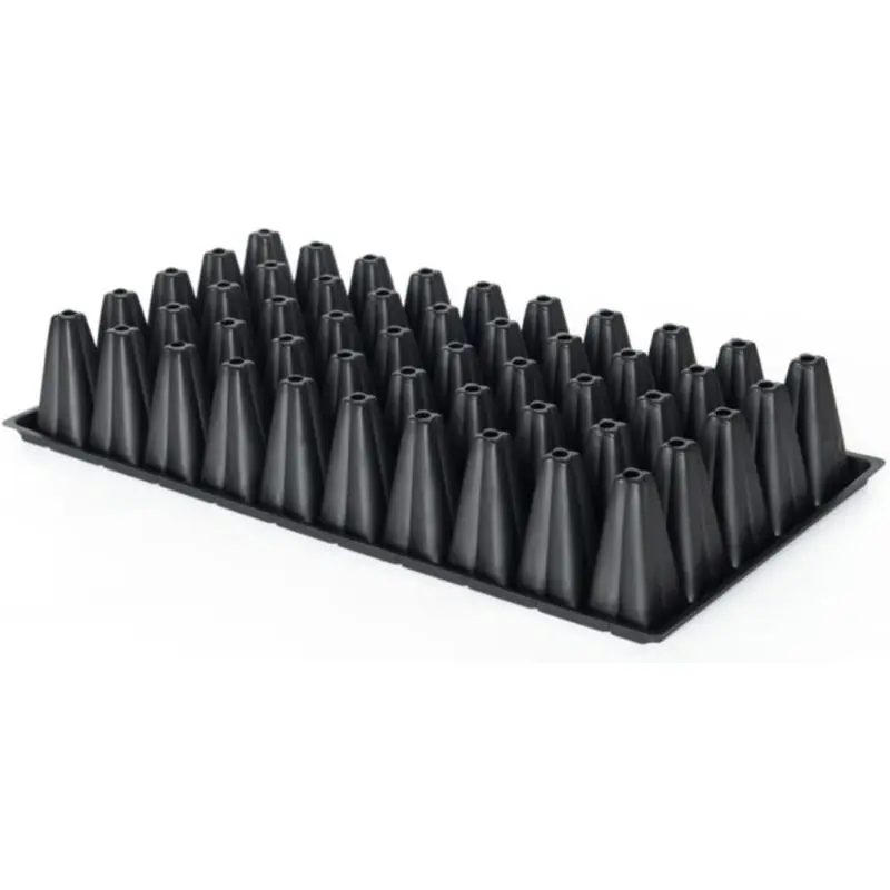 10Pcs 50-Cell Seed Starting Trays Heavy Duty Plastic Seedling Tray Breathable Anti-deformation For Balcony Home Vegetable Flower