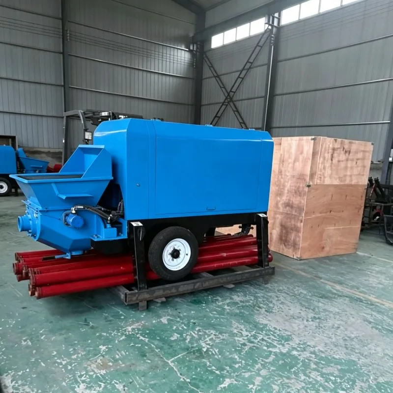Diesel/Electric Concrete Pump 0v 80v Concrete Machinery for Indoor Construction Projects Low Noise and Zero Emission Operation