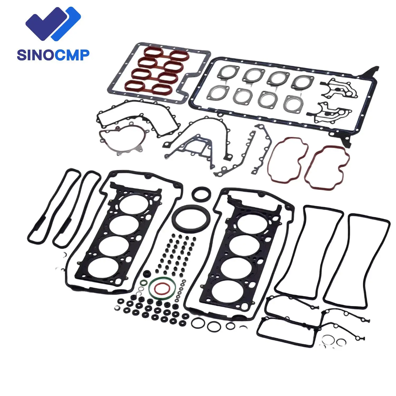 M62B44 11121433477 11131436324 11129069872 Rebuild Engine Seals Gaskets Kit For BMW X5 540i 740i 840Ci E38 E39 E53 4.4L V8