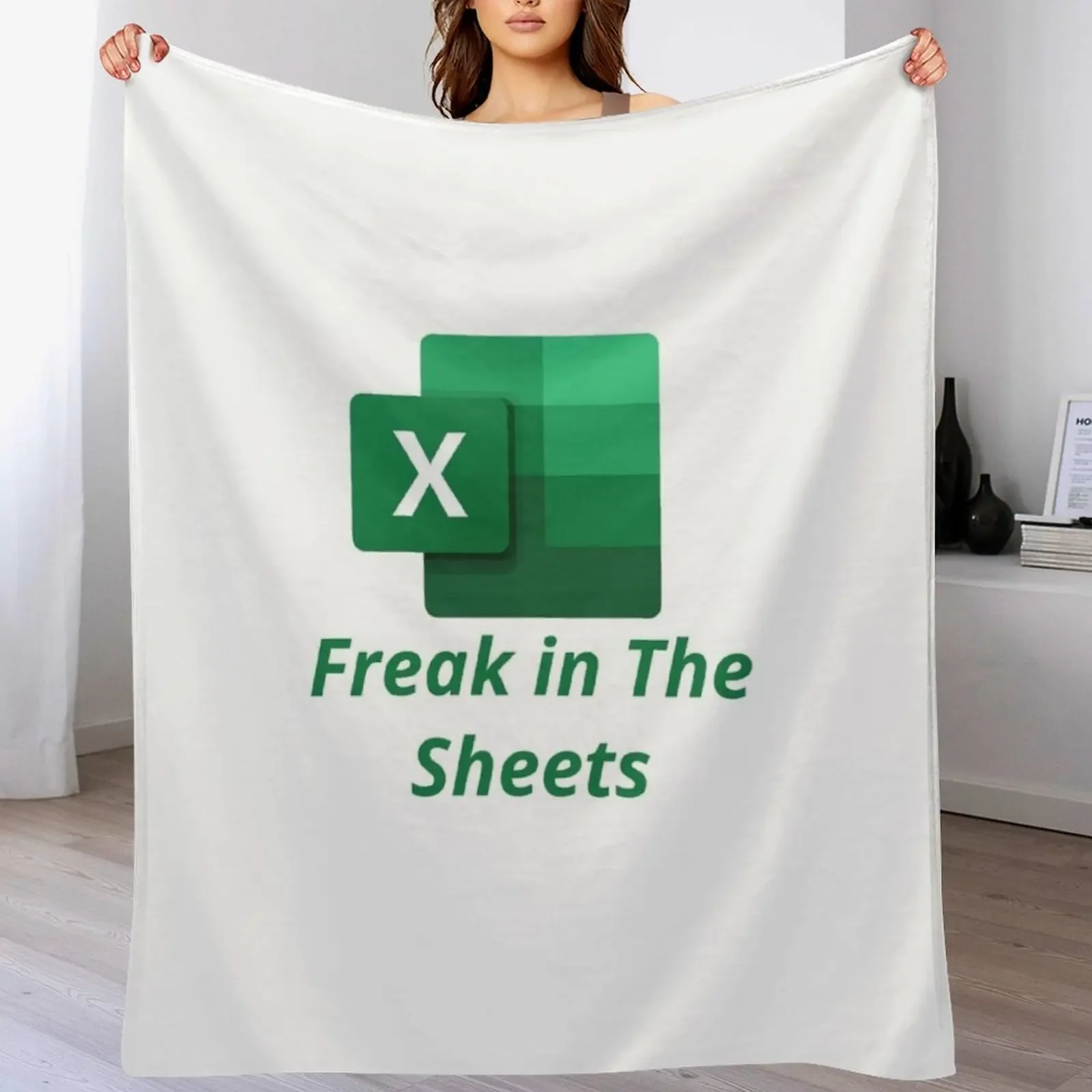Freak in The sheets spreadsheets , Excel Throw Blanket Soft Plush Blanket as Housewarming Gift