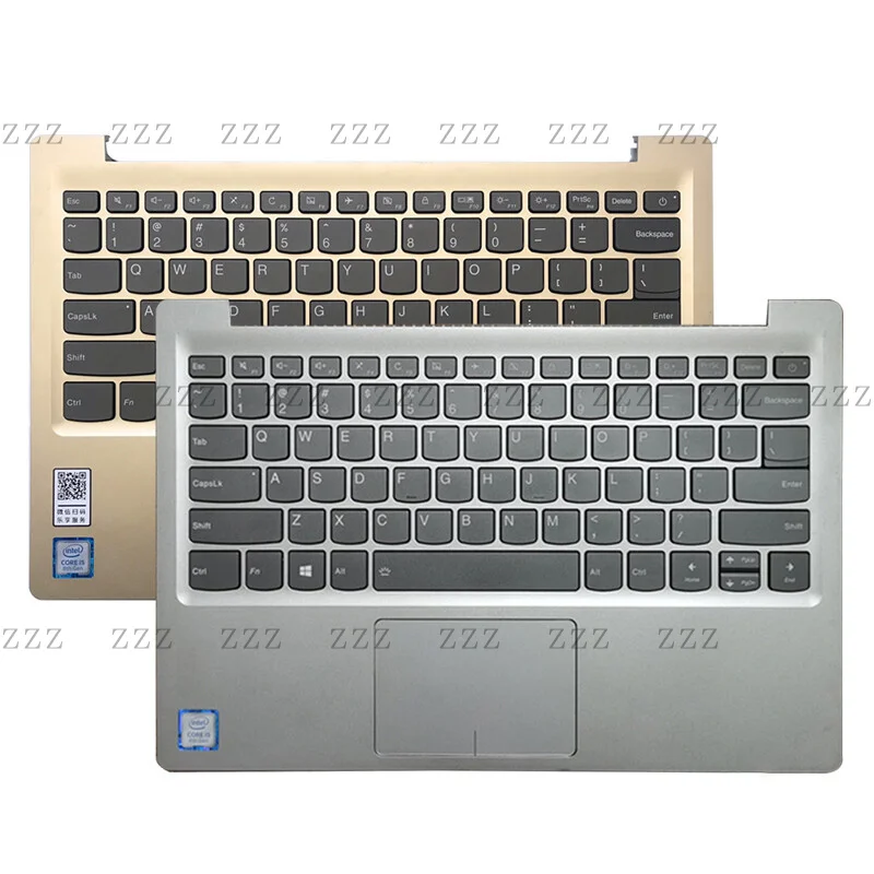 ZZ For Lenovo Xiaoxin 7000-13 palmrest with keyboard and touchpad Sliver Gold