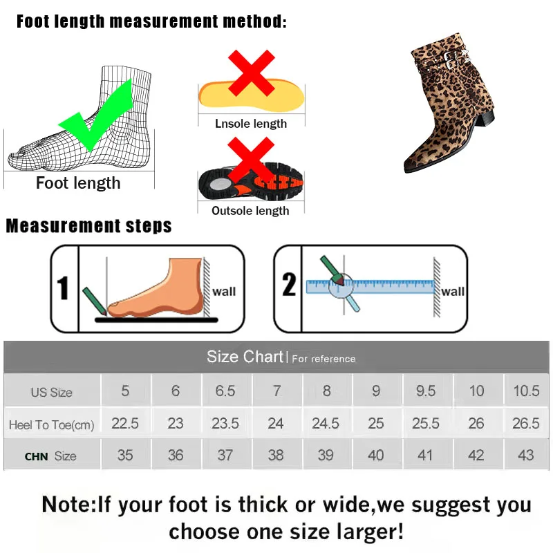 Fashion Metal Women Ankle Boots Leopard Print Footwear With Square Heels Shoes Pointed Toe Ladies Short Booties Zippers Shoes