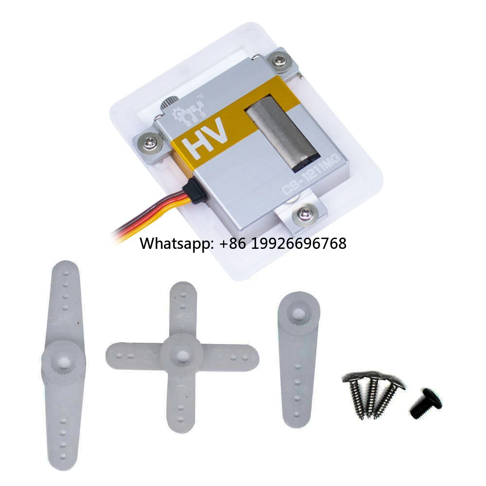 

Factory Direct 7.4V 11KG Large Torque High Pressure Hollow Cup Fixed Wing Small Servo Model Accessories Servo Plastic factory