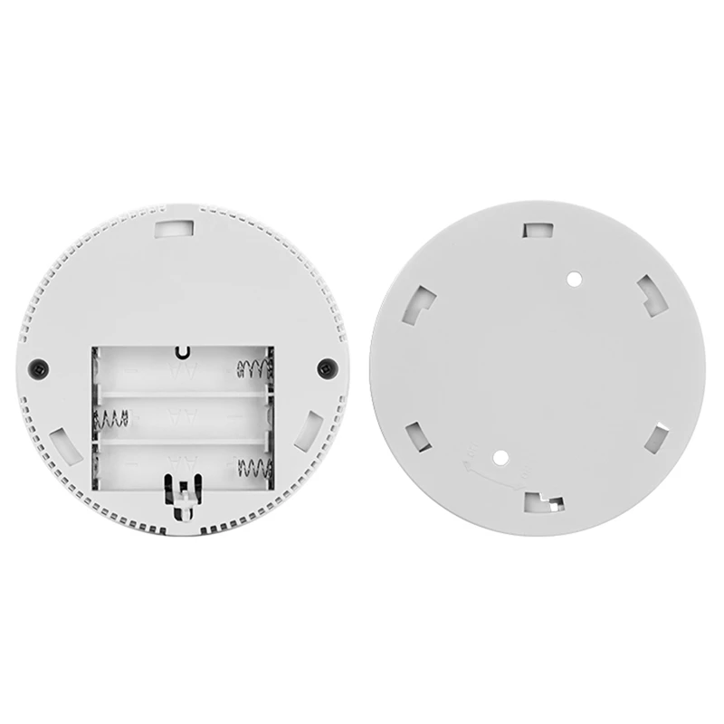 1 sztuka 2 w 1 CO Alarm tlenku węgla i czujnik dymu Czujnik Ochrona bezpieczeństwa Alarm dźwiękowy Gaz Biały Dla Domu