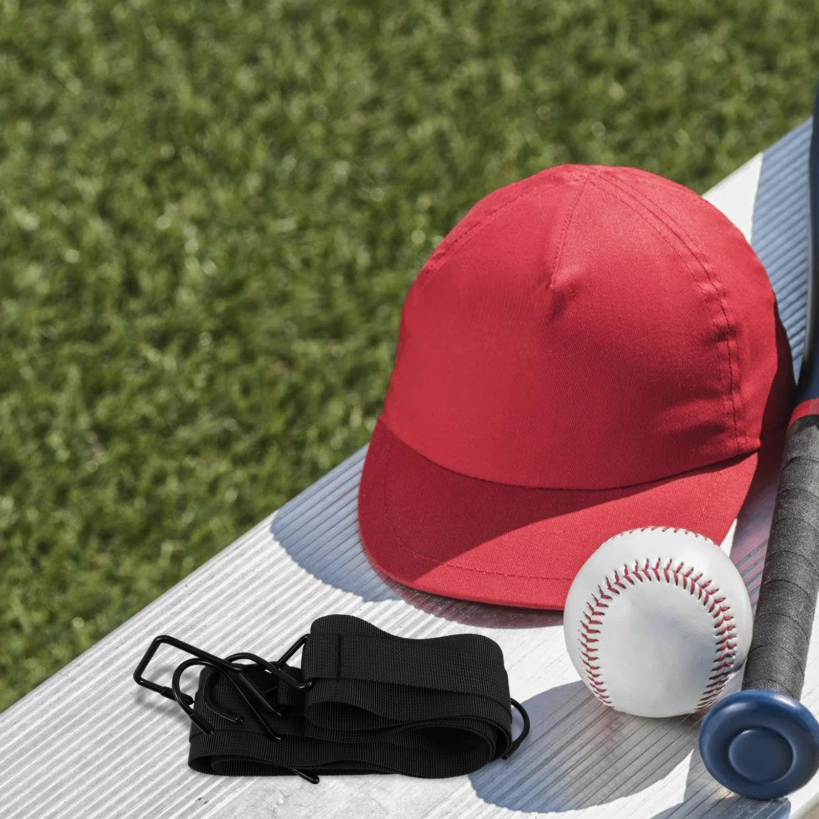 

2pcs Hockey Gear Organizer Rack Multifunctional Drying Storage For Equipment Heavy Duty Door Mounted Hanger Sports Hook Holder