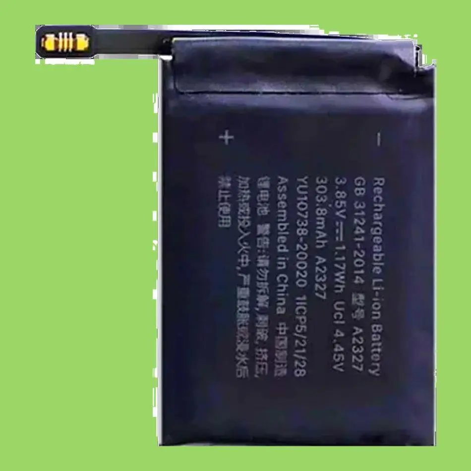

Аккумулятор для часов 303,8 мАч для Apple Series 6 S6 44 мм A2327 высокой емкости