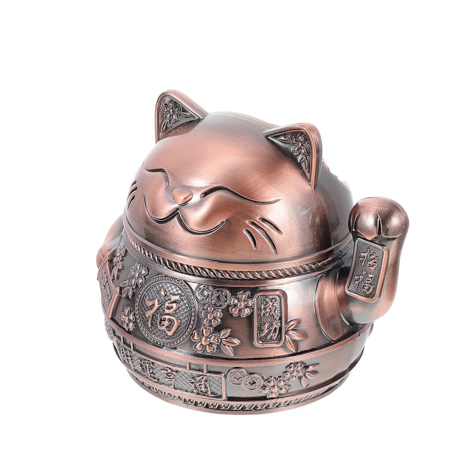 

Zinc Alloy Design Ashtray Portable Metal Portable Ashtray Holder Indoor Household Ornaments Easy Clean Practical