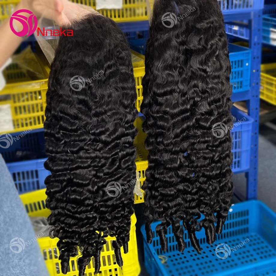 

Парик из натуральных волос с бирманской кудрявой текстурой, 13x6 HD, с фронтальной кружевной вставкой, 40 дюймов, свободные глубокие волны, парик из человеческих волос с эффектом водной волны, 13x4, с фронтальной кружевной вставкой, для женщин