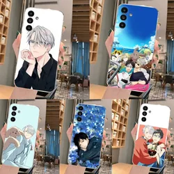 Japan Anime Yuri on Ice Phone Case For Samsung Galaxy A71,70,52,51,40,31,A50,30S,21S,Note20ultra Transparent Cover