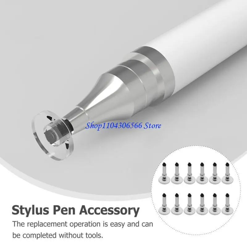 02DD Universal Tips Round Replacement Tips for Stylus Pens for Daily Use