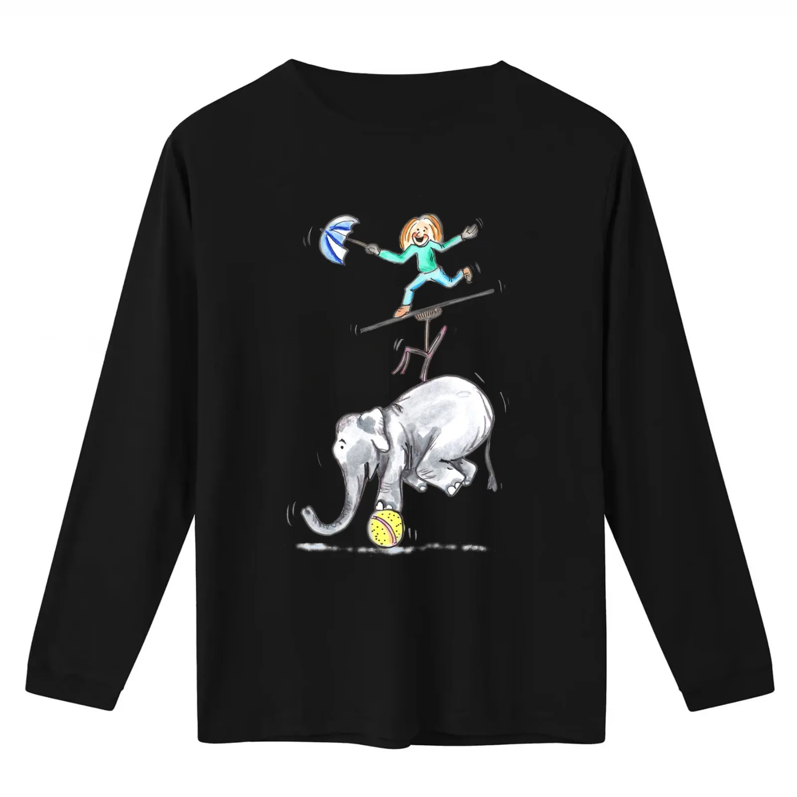 Balancing It All: daily doodle design T-Shirt Summer Casual Cotton Tee Oversized Streetwear Tops Vintage Graphic Print