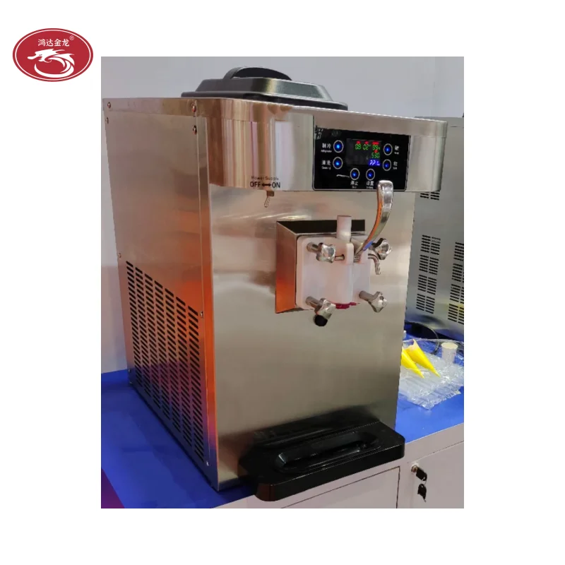 

High Productivity Commercial Soft Ice Cream Machine Automatic Single Flavors Ice Cream Machine for Restaurant