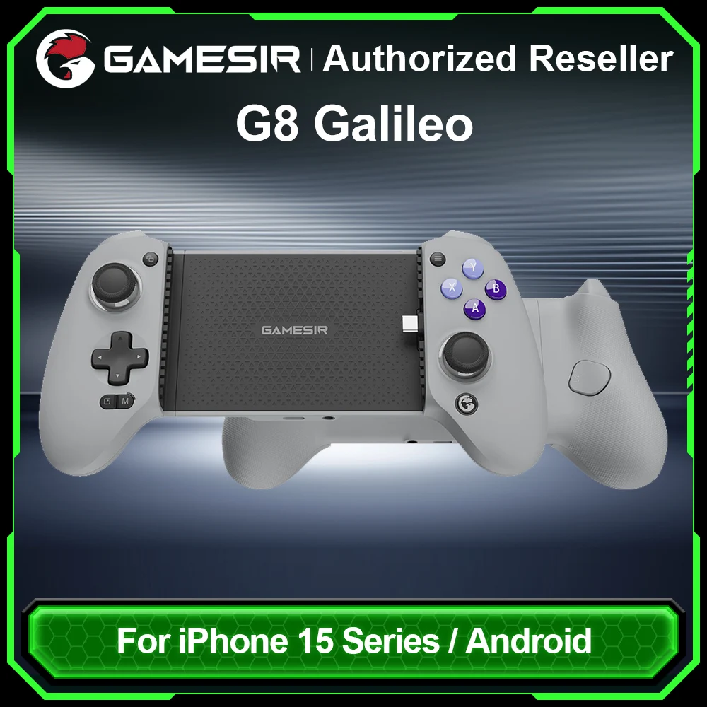 

Gamesir G8 Galileo Gamepad para Móvil Cellular Mobile Game Phone Controller Android Console Like Experience Design for Big Hands