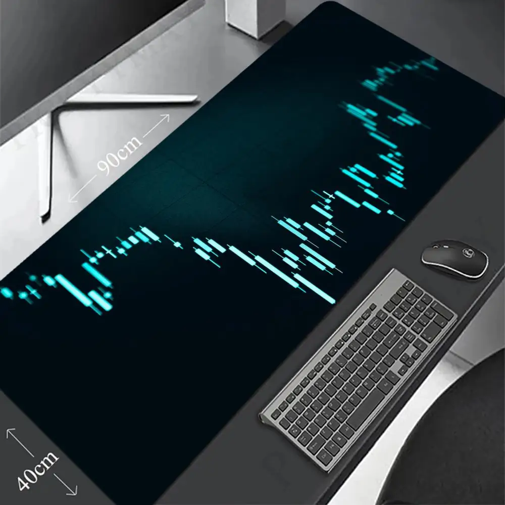 

Mouse Pad Gaming 900×400 Mousepad Gamer Xxl Mouse Mat Stock Market Candle Chart Offices Accessories Keyboard Long Pad Computer D
