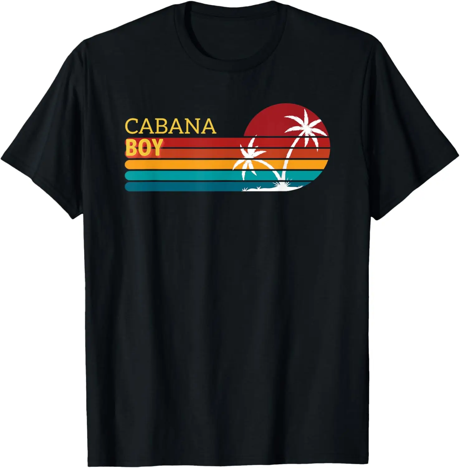 Cabana Boy Beach Pool Bartender Cruise Mens T-Shirt