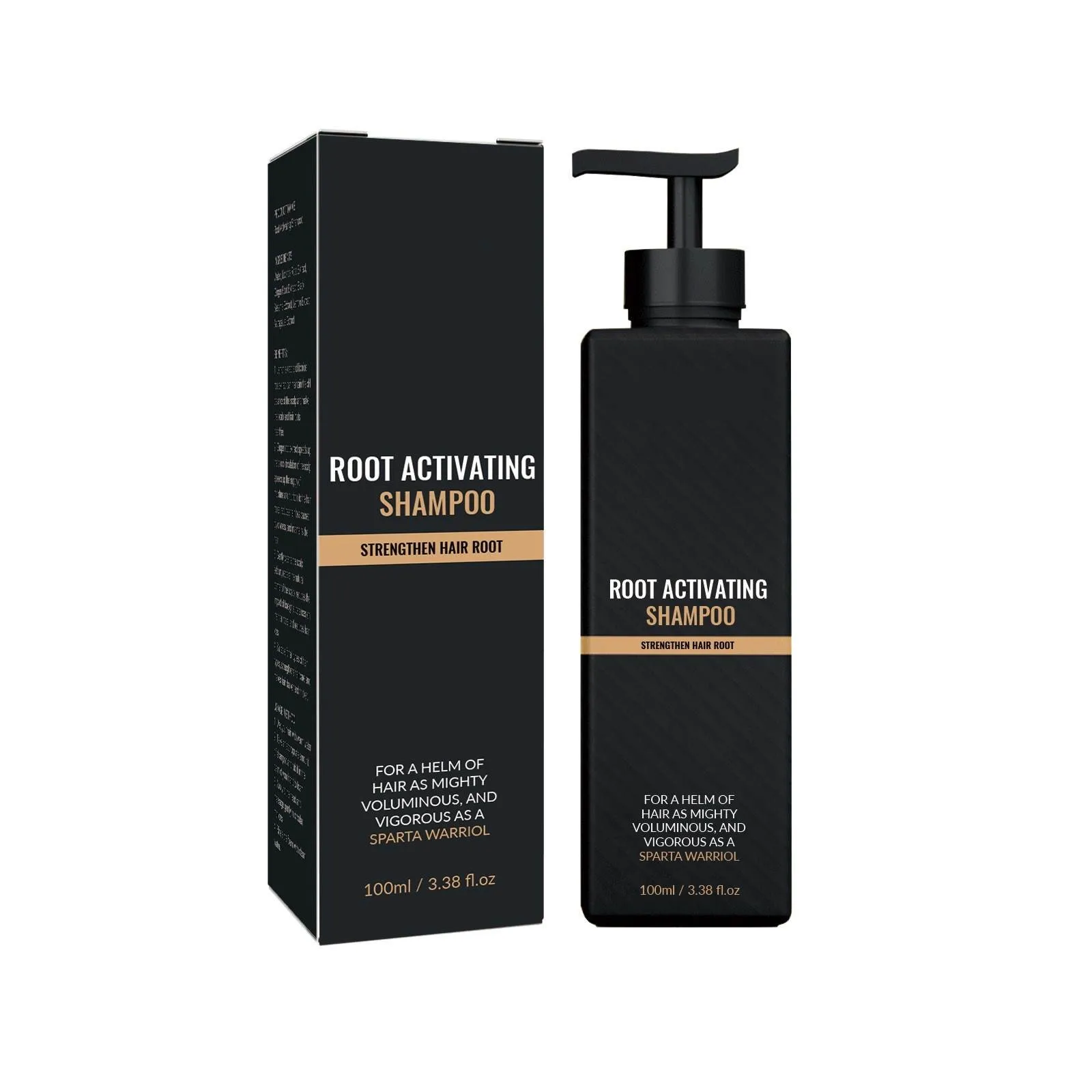 Spartan Root Activator Shampoo,Root Activator Shampoo, Hair Loss Shampoo, Hair Thickening ShampooUnisex Root Activator Shampoo,