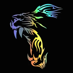 YAWN LION Funny Vinyl Decals Motorcycle Car Stickers Car-styling black/white/laser