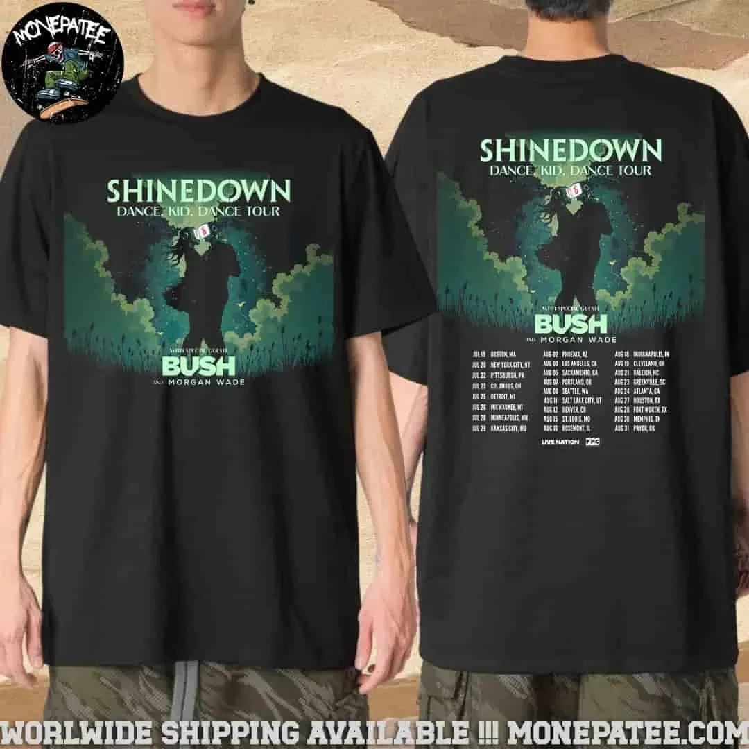 

Shinedown Dance Kid Dance US Tour 2025 Unisex Merch 100% Cotton T-Shirt