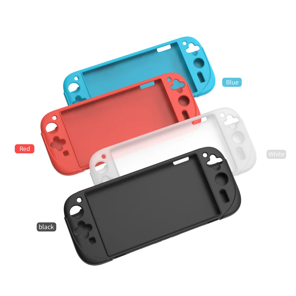 Silicone Case for Switch 2 Protective Sleeve Shockproof Handheld Game Console Cover Shell Blue Red White Black