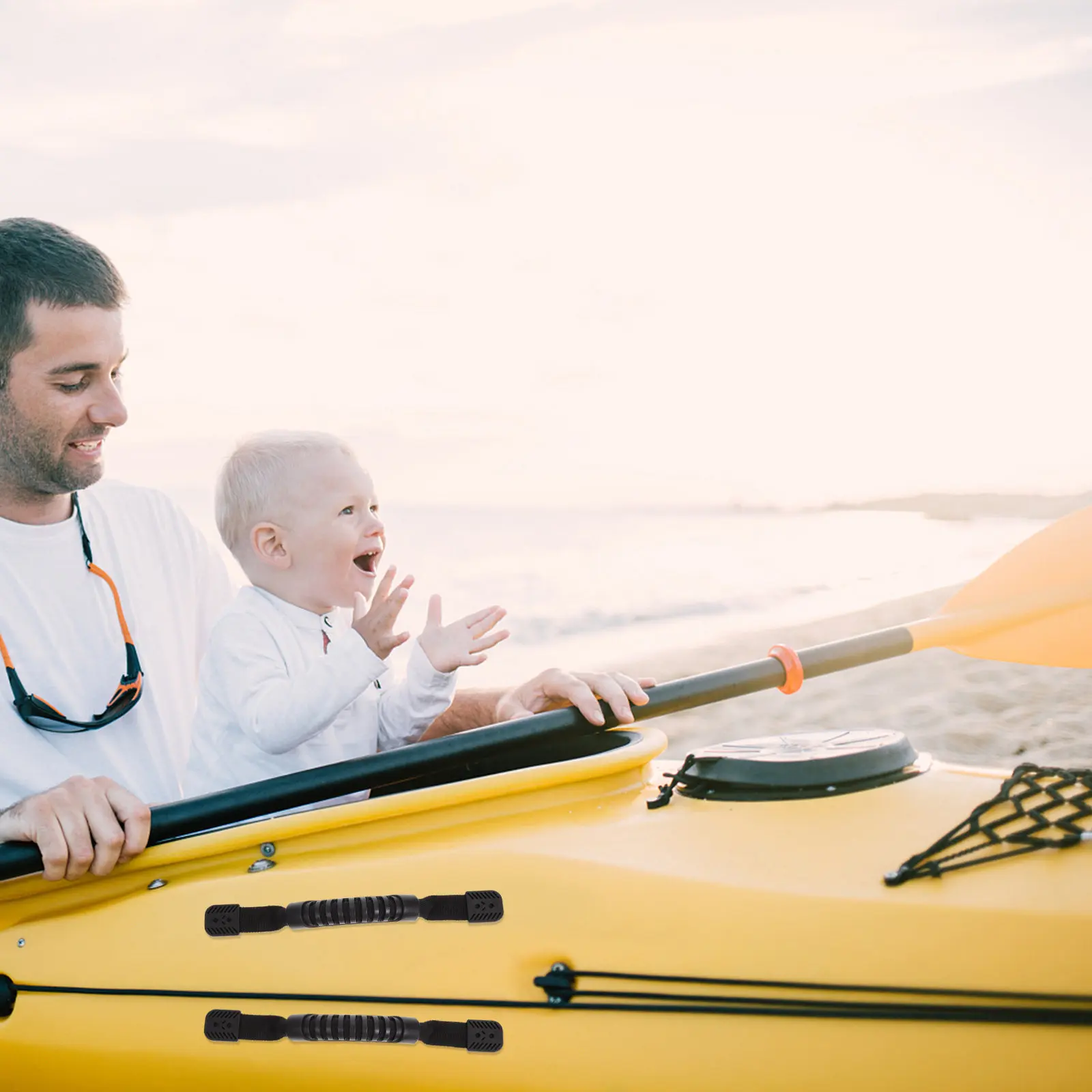 

Комплект из 3 премиальных пластиковых ручек для переноски каяков, лодок, каноэ, шлюпок, с боковым креплением, для легкой транспортировки и перемещения, морские аксессуары