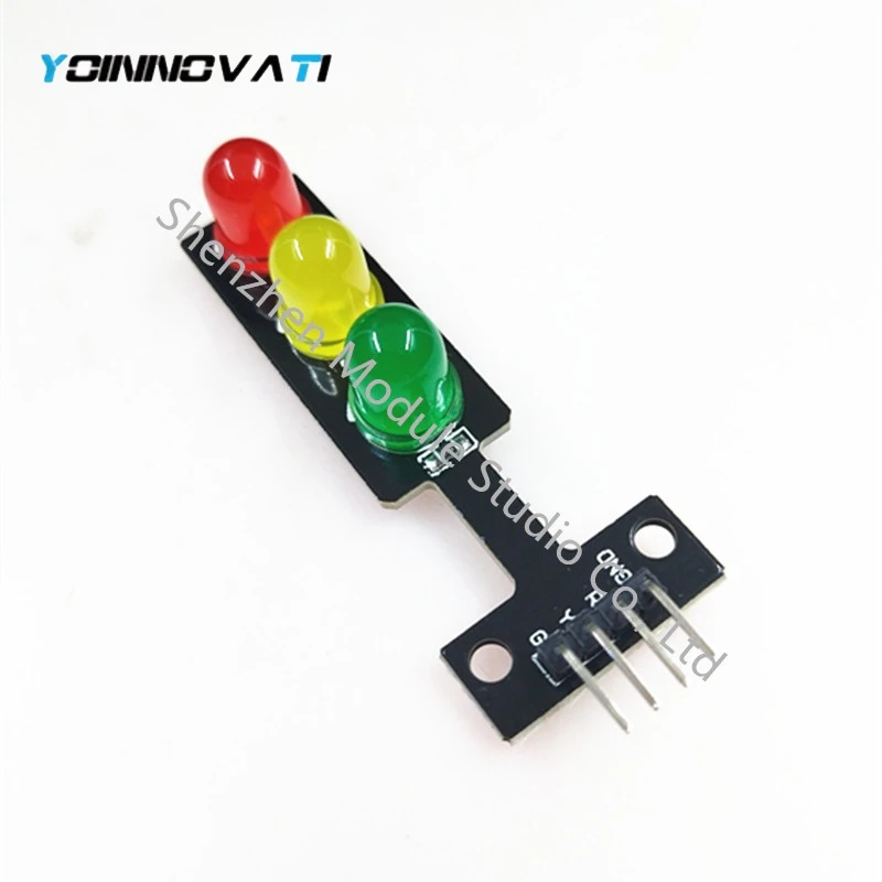 1pcs - 10pcs Mini 5V Traffic Light LED Display Module for Arduino Red Yellow Green 5mm LED Mini-Traffic Light Module
