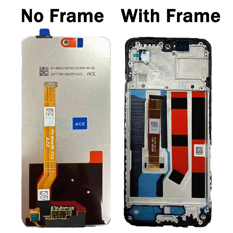 6.  67" IPS LCD Ekran LCD do Oppo A80 CPH2639, Panel Dotykowy Digitizer do Oppo A80 z Ramką — zdjęcie produktu 5