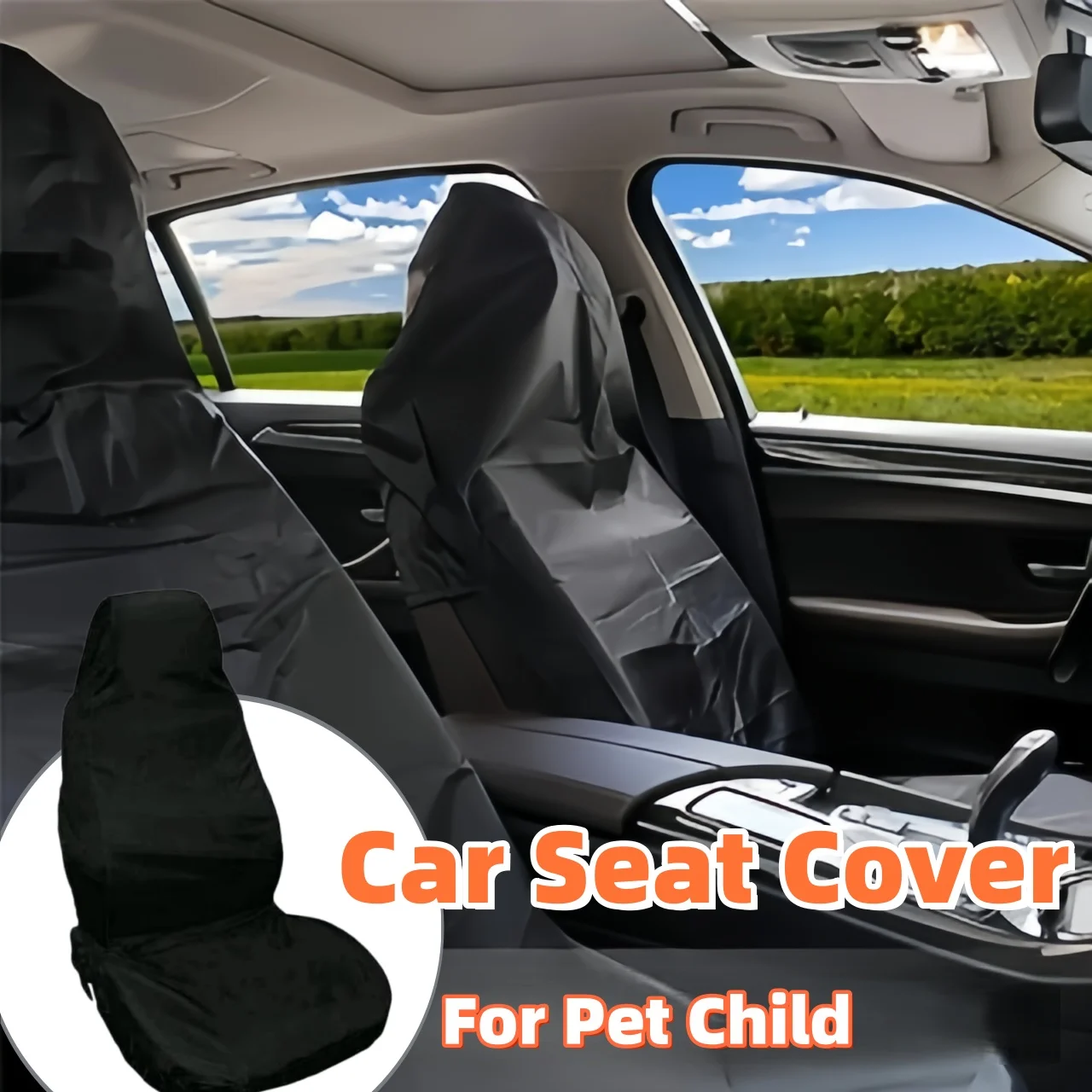 

Car Seat Cover Protector Universal Car Seat Cover Non-Woven Fabric Protection Car Interior Seat Waterproof Dust Cover For Pet
