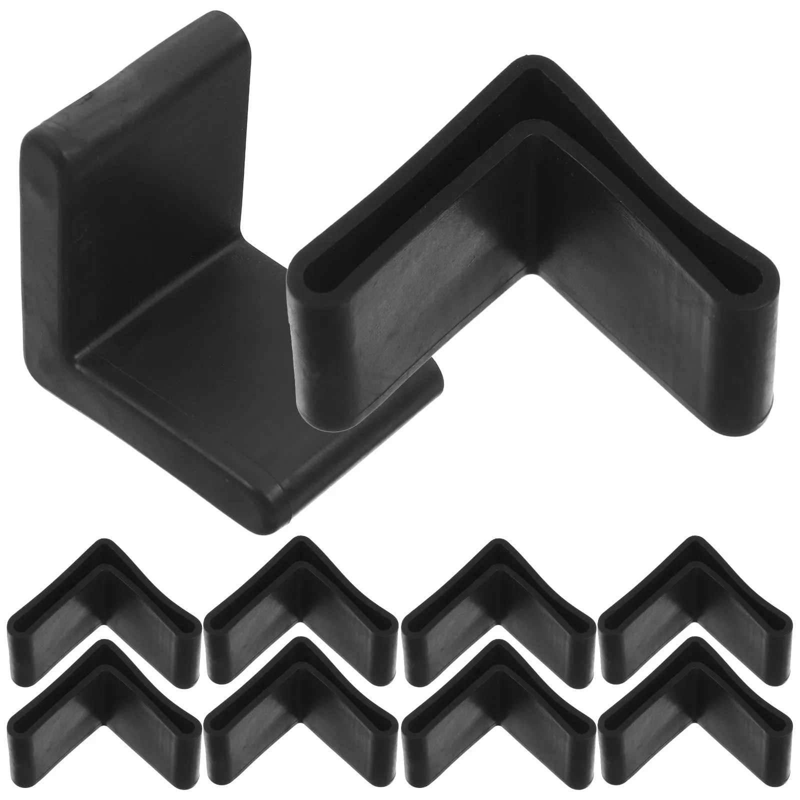 12Pcs Triangle Furniture Leg Protectors Rubber Feet Covers Stable Support Floor Scratch Guard for Chairs Tables Home Accessories