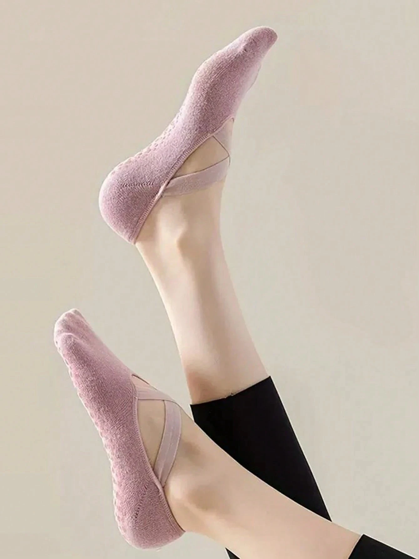 1/2/3/4/5 Rutschfeste Yoga-Socken Fitness-Übungs-Socken Professionelle Rutschfeste Damen-Yoga-Socken für Aerial Pilates – Detail 2