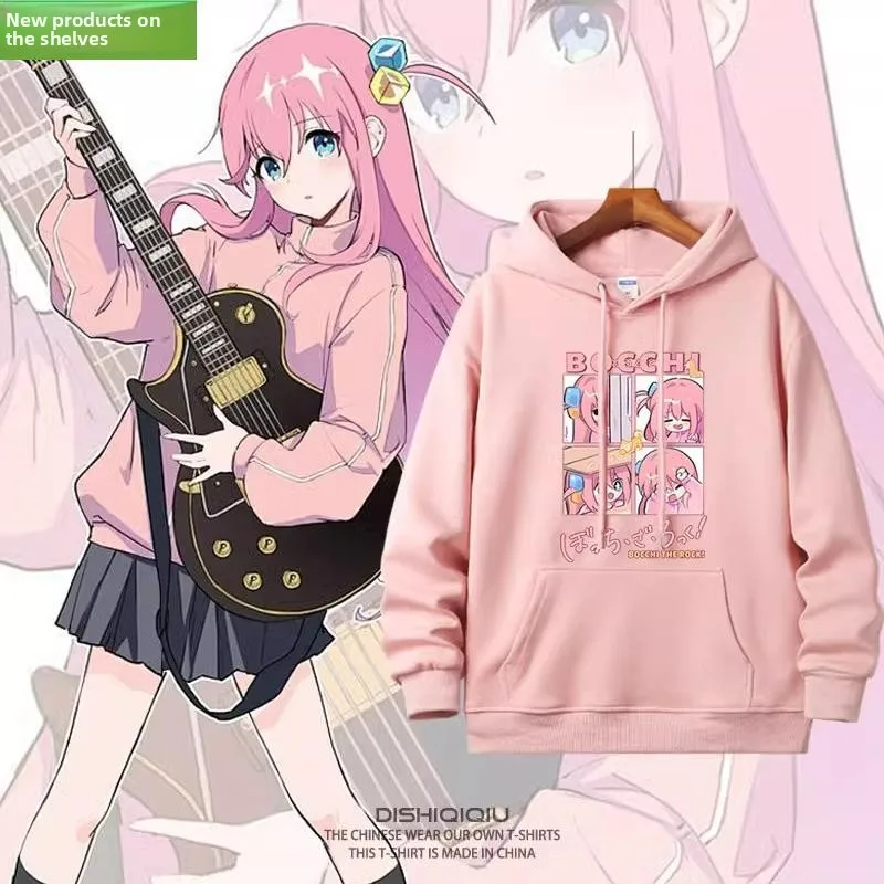 

Lonely Ro Hoodie Fce Lined ex Student Autumn Winter Jaet Printed Long Sve Youthful Vitali Sle Casual Wear