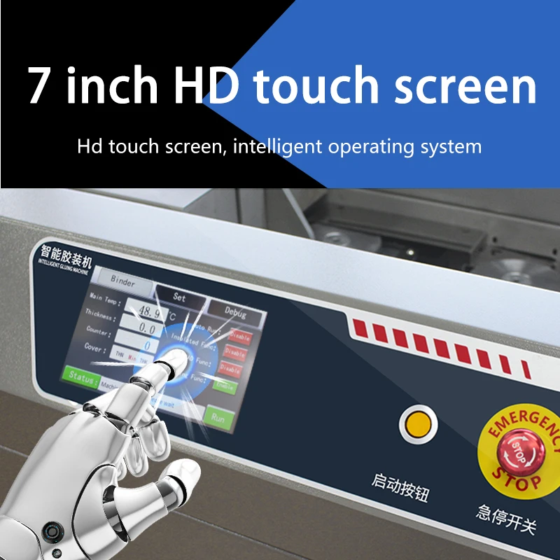 Rilegatrice automatica per colla per raccoglitori a caldo formato A3 A4