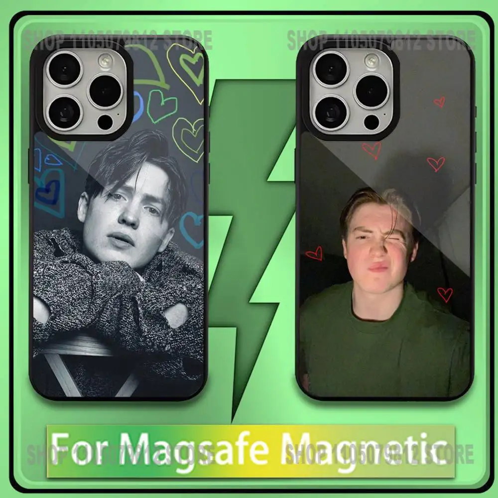 

Actor Kit Connor Phone Case For iPhone 17,16,15,14,13,12,11,Plus,Pro,Max,Mini Soft Magesafe Magnetic Wireless Charge