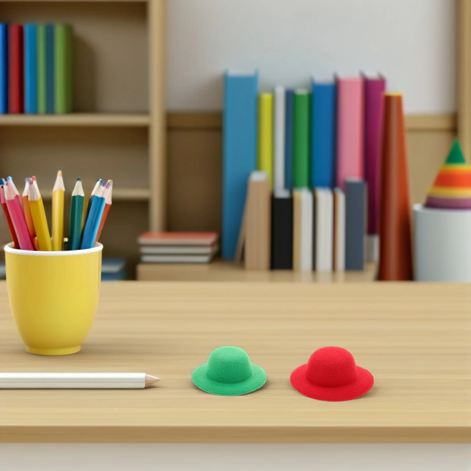 12 قطعة من القبعات الرسمية الصغيرة الملونة، قبعات فستان صغيرة مصغرة للحرف اليدوية، ديكور حفلات الأعياد، إكسسوارات إبداعية #1