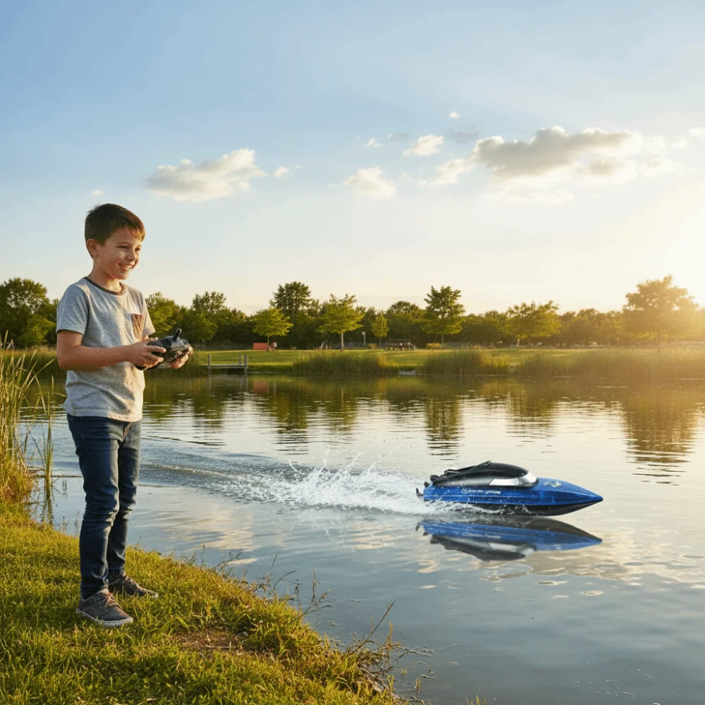 High Speed Remote Control Boat 2.4GHz Dual Motors 7 High Speed Remote Control Boat 2.4GHz Dual Motors
