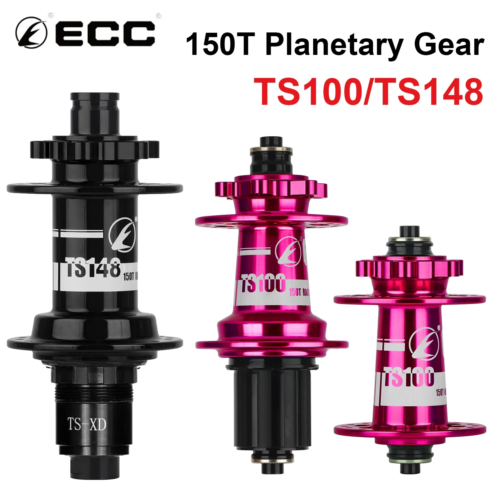 

ECC Ratchet 150T Boost MTB Hub -15x110mm TS148/TS100, 4 Bearing Ultra Lubricant, 32H J-spoke Bicycle Accessory