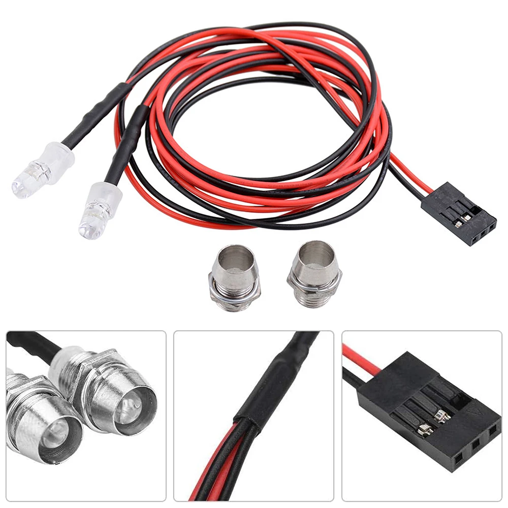 ​9IMOD RC LED Light Kits for 1/18 1/12 1/10 1/8 1/5 Traxxas HSP SCX10 D90 HPI Redcat RC4WD Tamiya Axial Lights Set RC Car Lamp