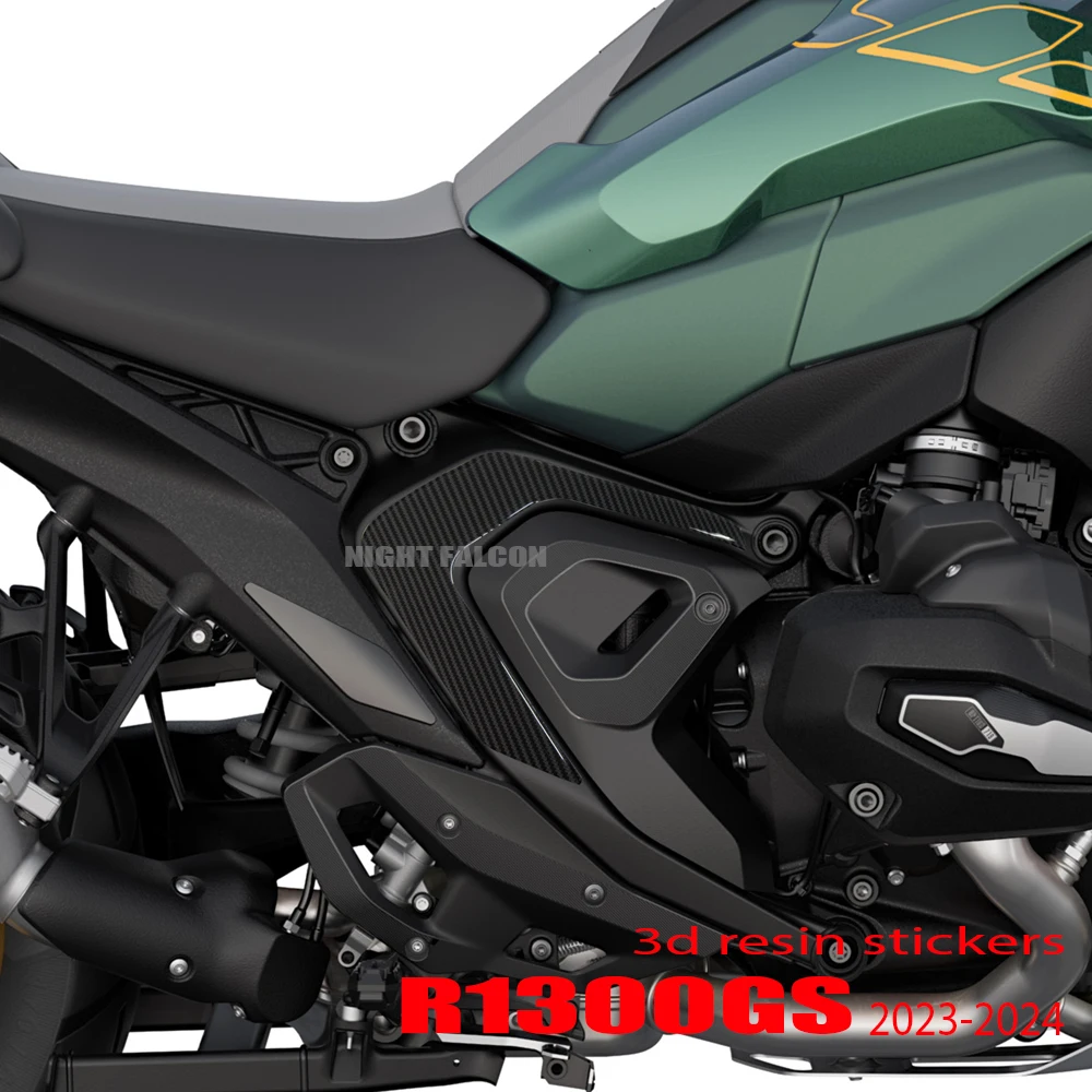 

R1300GS Accessories Motorcycle Frame Area Side Protection 3D Gel Epoxy resin Sticker For BMW R1300GS GS 1300 2023 2024