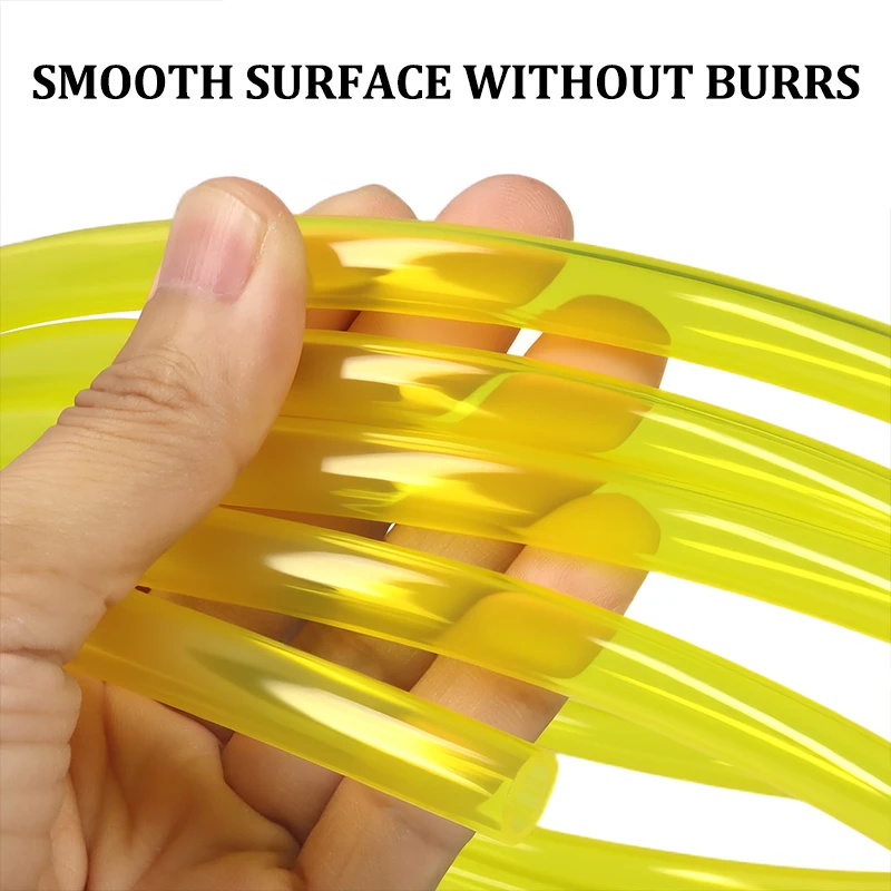 Tubo de combustible de 1 - 50m, ID amarillo, 2mm, 2,5mm, 3mm, 4mm, 5mm, 6mm, 7mm, motores pequeños, tubo de combustible de gasolina Universal para recortadora, soplador de motosierra