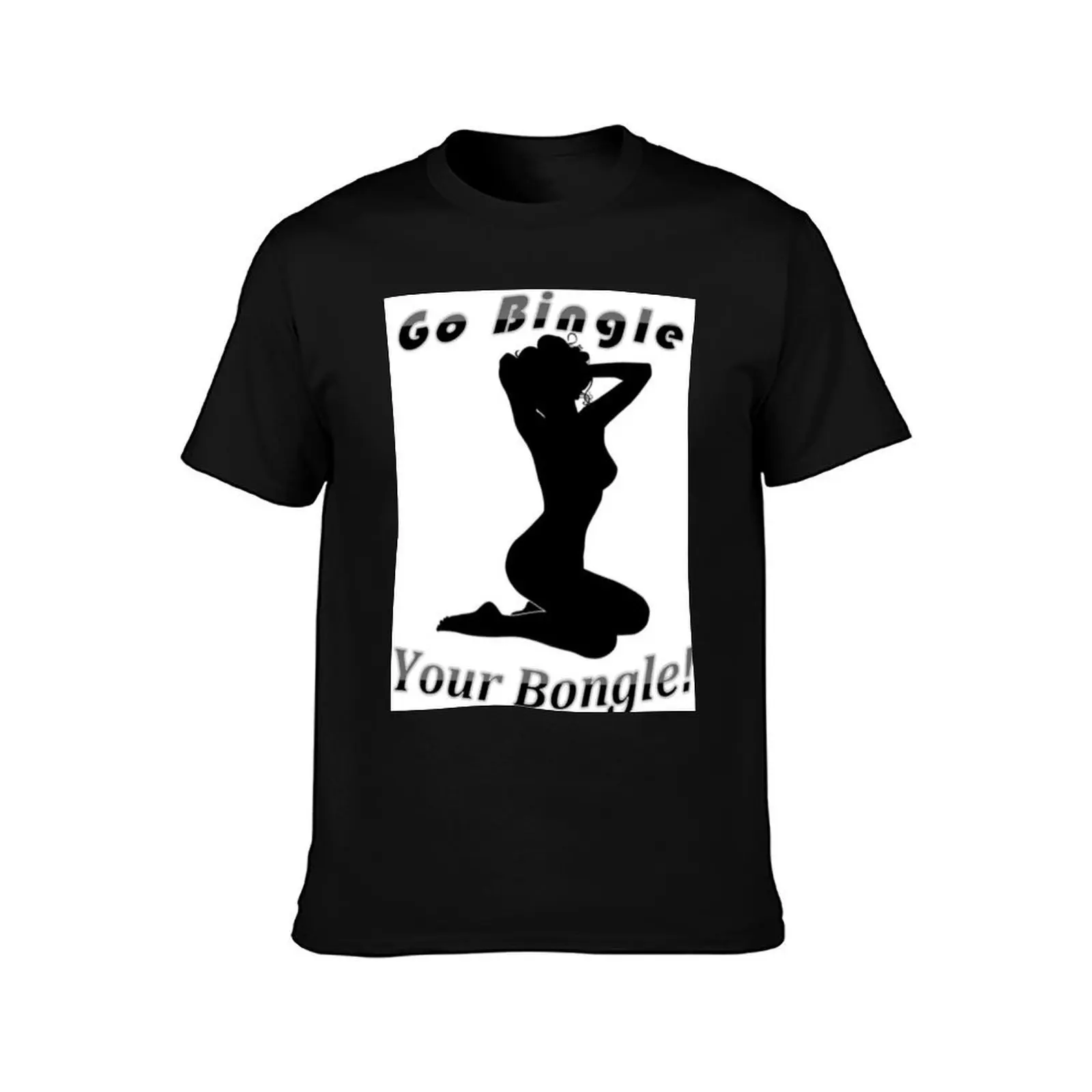 Go Bingle Your Bongle! T-Shirt, Summer Casual Cotton Tee, Oversized Streetwear Tops, Vintage Graphic Print, Unisex Men Women