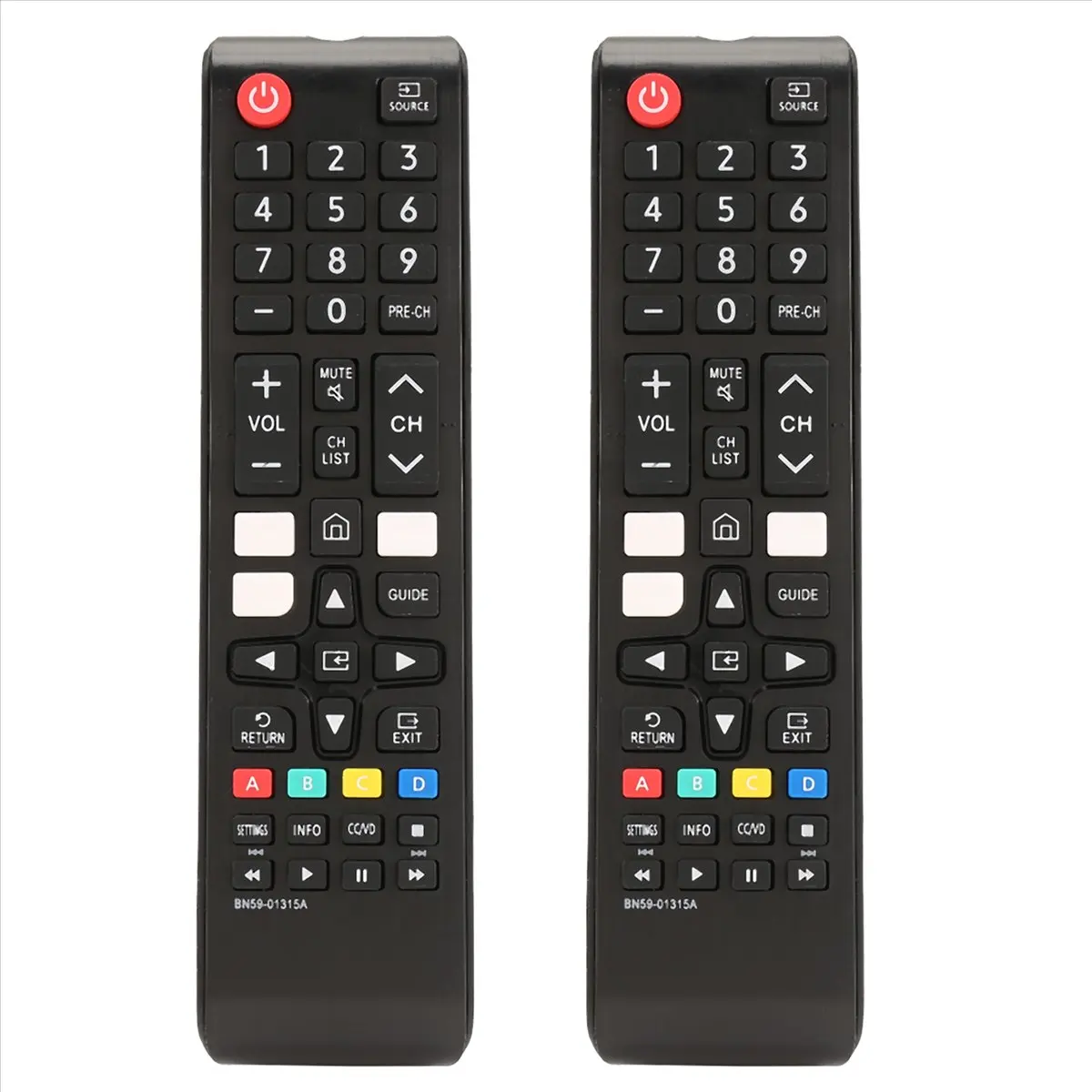 B48A!BG Control remoto universal para todos los televisores Samsung, reemplazo compatible con todos los televisores inteligentes Samsung, LED, LCD, HDTV, 3D, Series TV