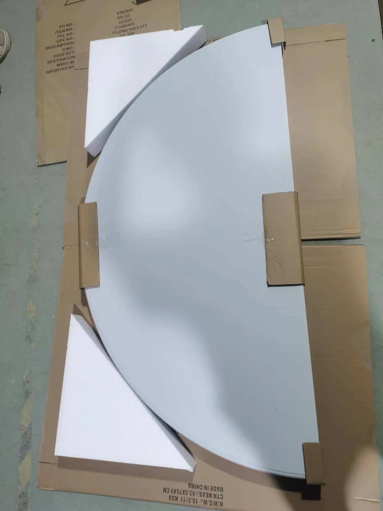 8-10 Persons Plastic 5ft Banquet Wedding Event Dine Round Folding Table for Dining Party With Durable