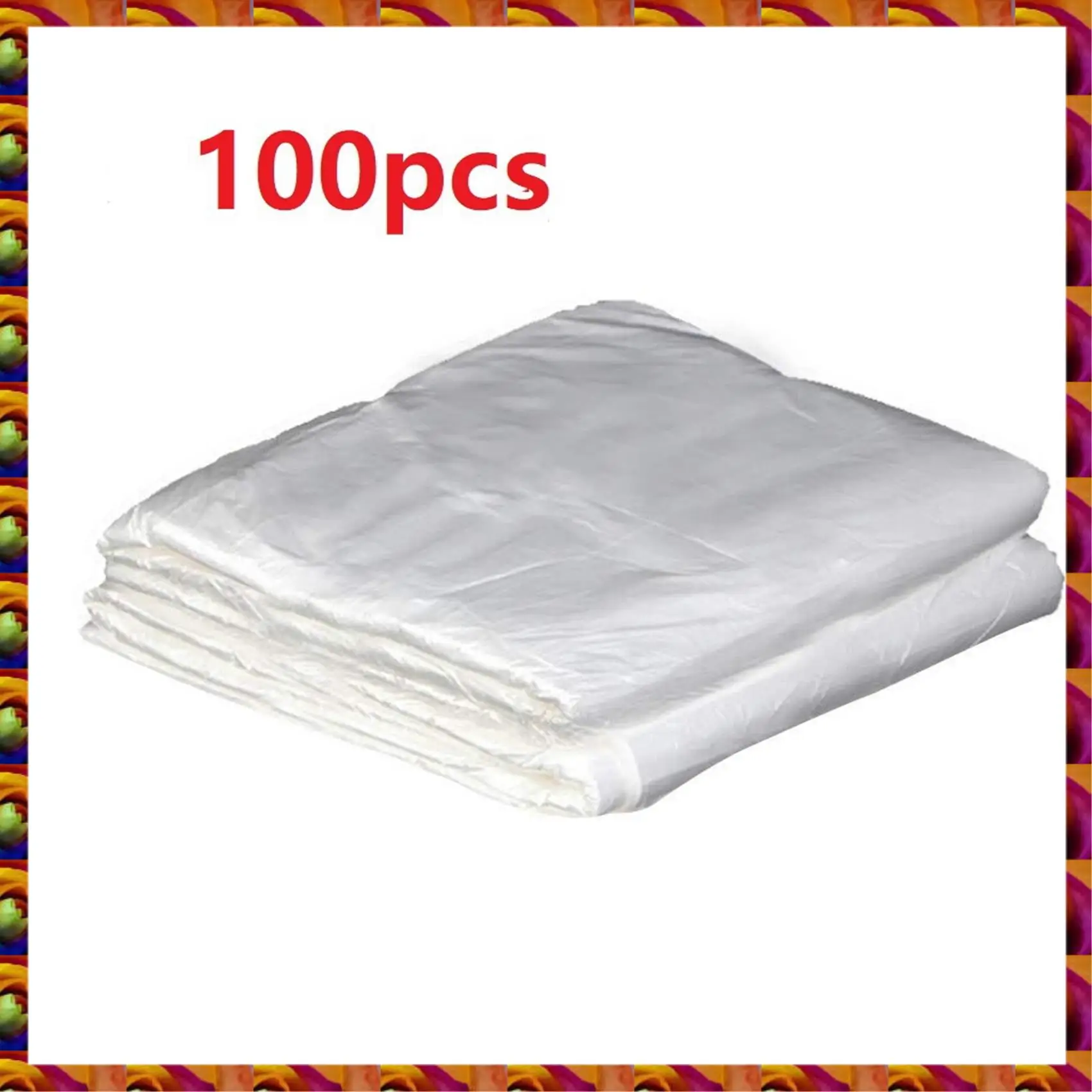 

Aimee 400Pcs PE Apron Disposable Long Barber Wai Cloth Perm Hair Salon Haircut Wai Hairdressing Cape Shawl 60X90cm