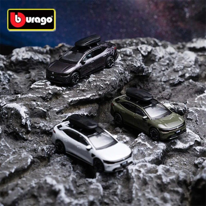 Bburago 1:64 ZEEKR 007GT سبيكة محطة عربة سيارة رياضية نموذج Diecasts المعادن الجديدة الطاقة المركبات نموذج سيارة محاكاة هدايا الاطفال
