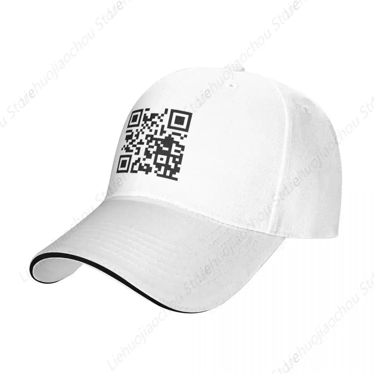 Rick Roll QR Code berretto da Baseball cappello da sole per bambini berretti Streetwear cappelli uomo donna