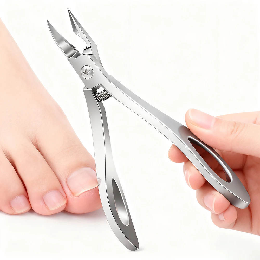 Specialized for Ingrown Toenails, Durable Nail Cutter for Thick Nails, Comfortable Grip Anti-Slip Design Sharp Stainless Steel
