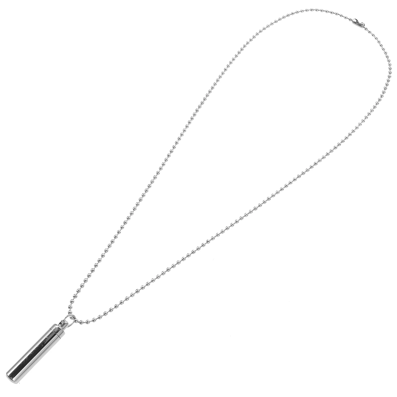 

Cylinder Urn Necklace Stainless Steel Cremation Jewelry Memorial Pendant for Ashes Keepsake Gift Cylinder Neck Chain