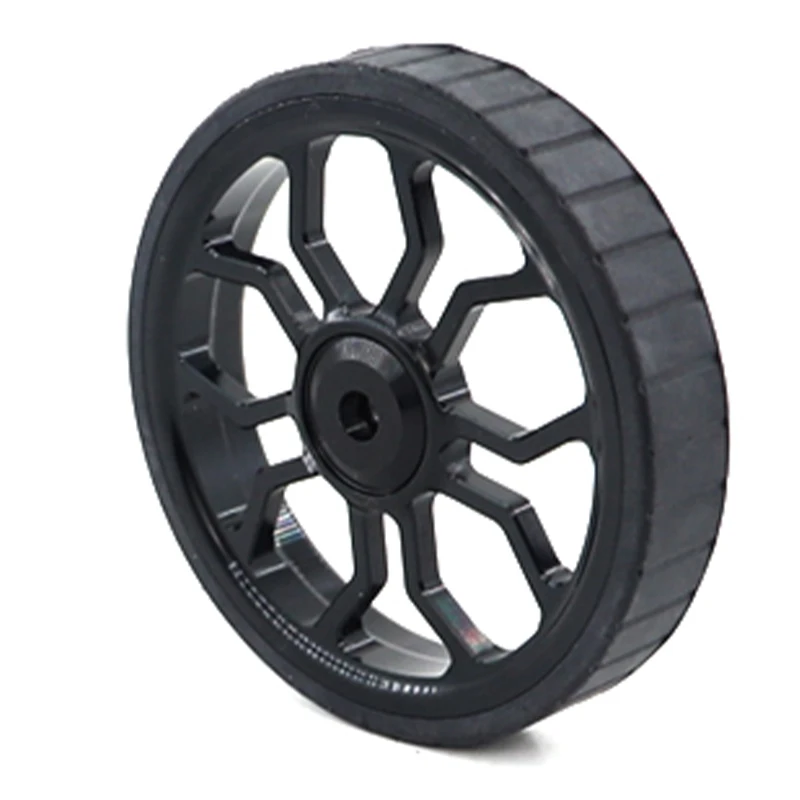 ZUKKA Black 80mm Lightweight Easywheel for Brompton Birdy Folding Bike Accessories Aluminum Alloy Bearing Push Wheels