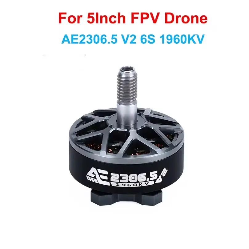 AXISFLYING 브러시리스 모터, 5 인치 플라워 플라이 트래버스 드론에 적합, AE2306.5 V2 2400KV 4S 1800KV 1960KV 6S, 5mm