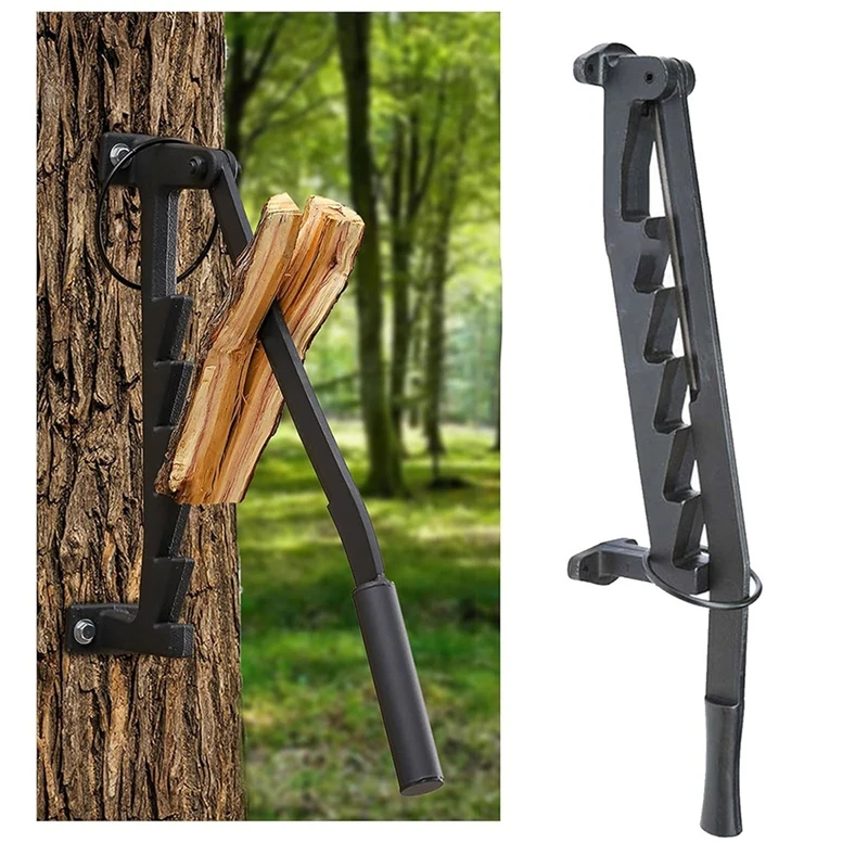 ABUL-Kindling Splitter For Wood, Wall Mounted Log Splitter Manual Log Splitter In Carbon Steel Hand Log Splitter For Camping