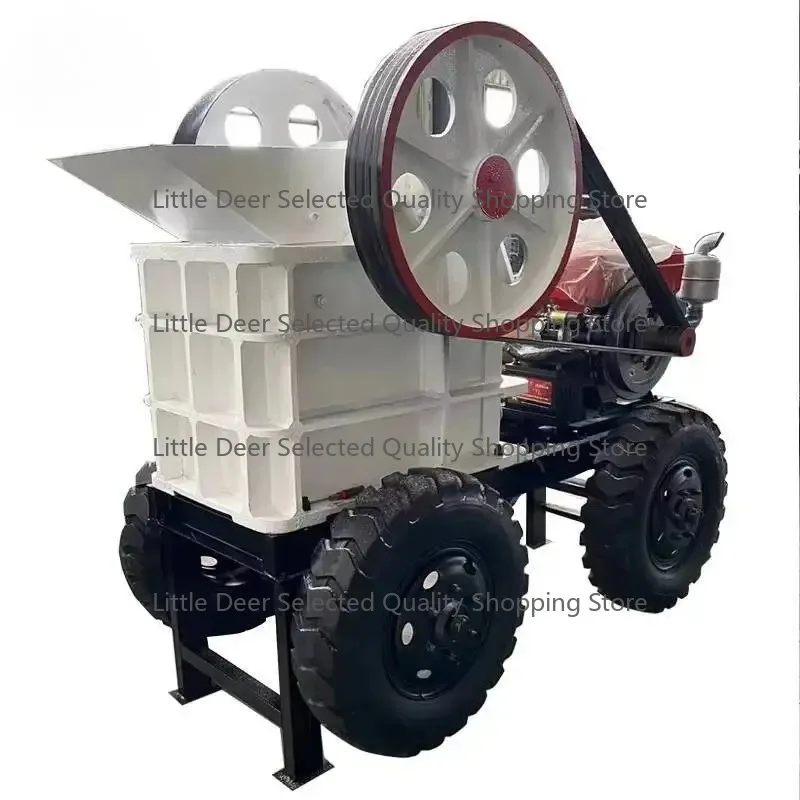 Mobile Pe200x300 250X400 Stone Ore Granite Hine  On-Site Rock Concrete Jaw Crusher For Sale
